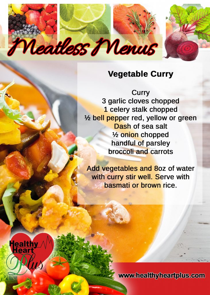 Meatless Menus – Healthy Heart Plus, LLC.